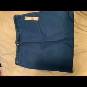 Royal blue Larry Levine skirt with belt